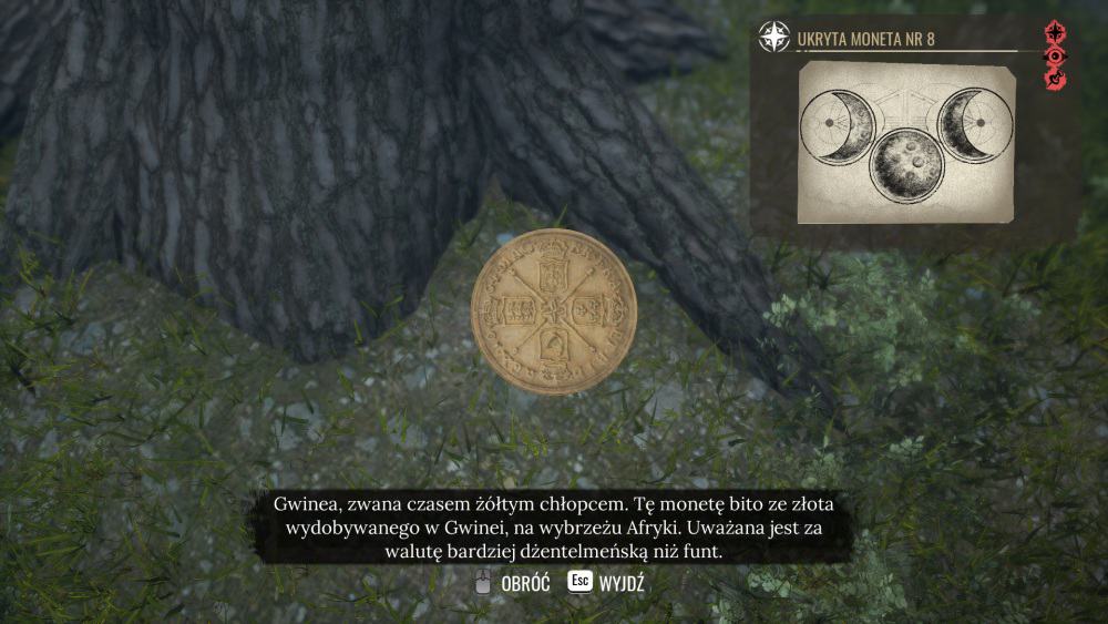 Sherlock wygłasza krótkie wspomnienie na temat odnalezionej monety – dialog, moneta – Sherlock Holmes Chapter One Mycroft’s Pride recenzja