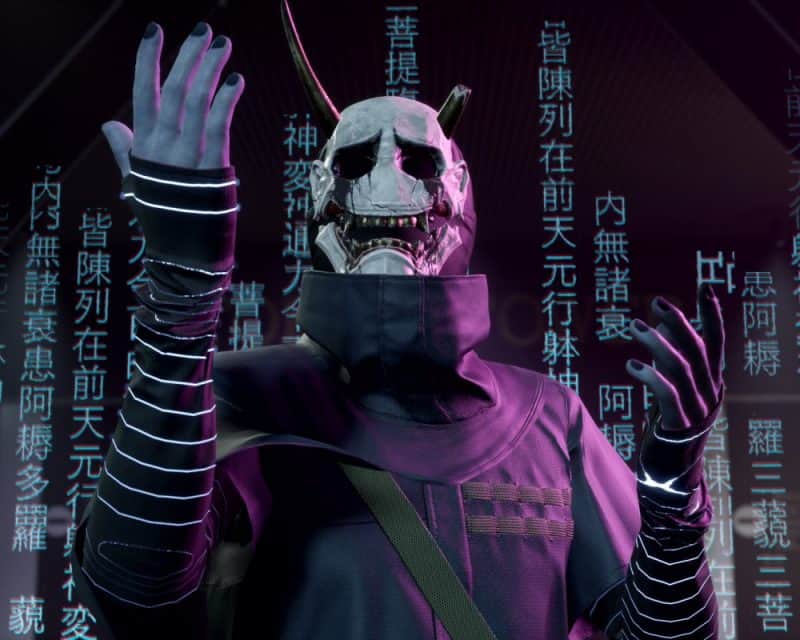 Ghostwire: Tokyo rozgrywka – przerażająca postać z gry, obrazek ilustracyjny