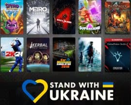 Pakiet Humble Bundle, Stand With Ukraine, notuje świetną sprzedaż