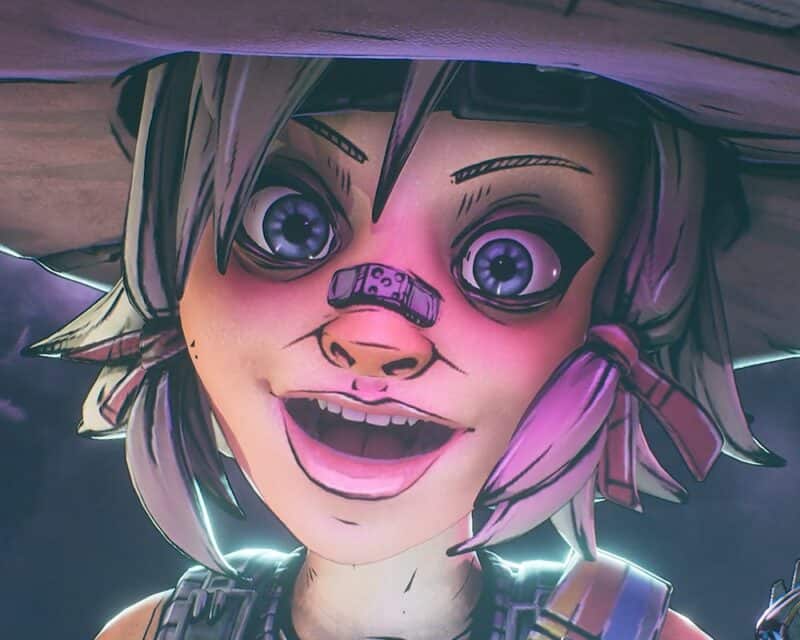Premiera Tiny Tina's Wonderlands, twarz dziewczyny w kapeluszu