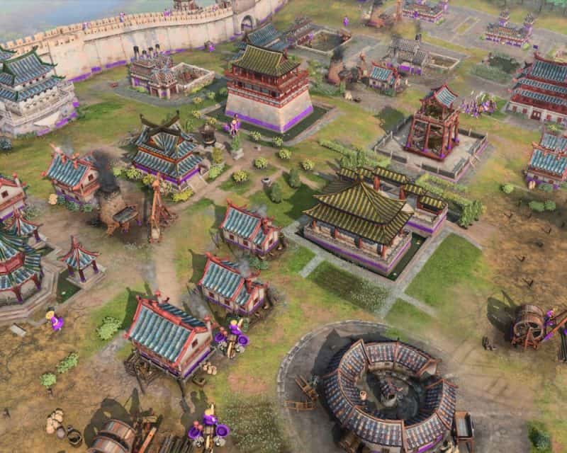 roadmapa 2022 Age of Empires 4 mapa japońskiego miasta