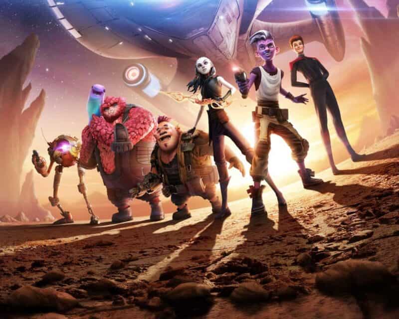 Zapowiedź Star Trek: Prodigy – Supernova – obrazek ilustracyjny, plakat z postaciami