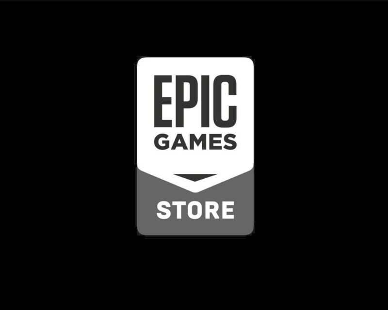 Na zdjęciu logo Epic Games Store, w którym można pobrać za darmo gry.