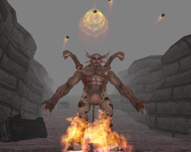 Postal 2 za darmo screen z gry, potwór