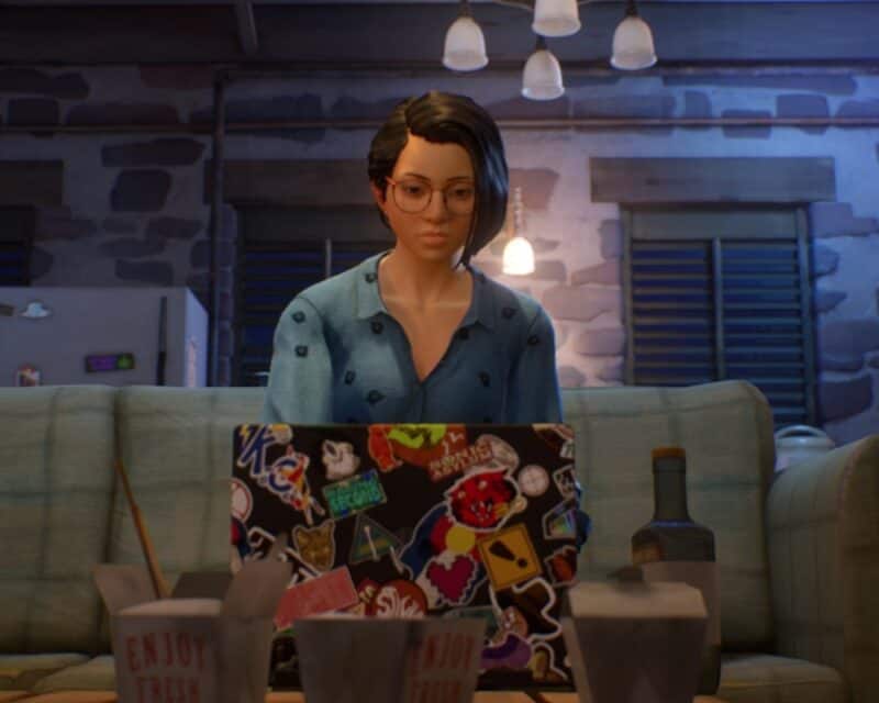 Square Enix i zachodnie marki – obrazek ilustracyjny, screen z Life is Strange: True Colors – Alex przed komputerem
