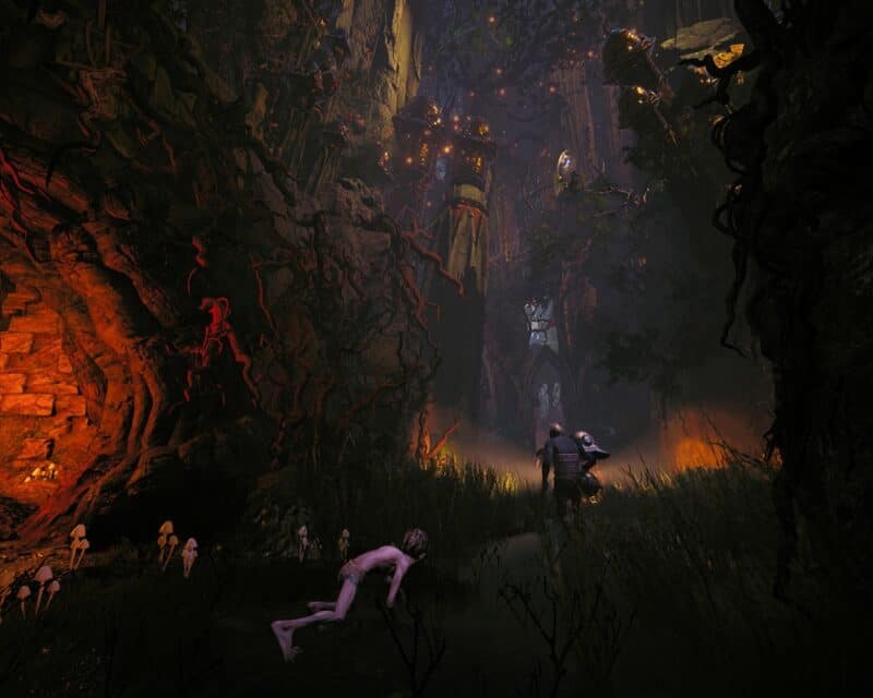 The Lord of the Rings Gollum premiera postać wojownik jaskinia