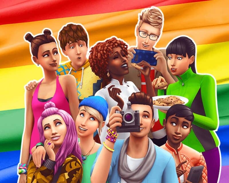 Simowie z The Sims 4