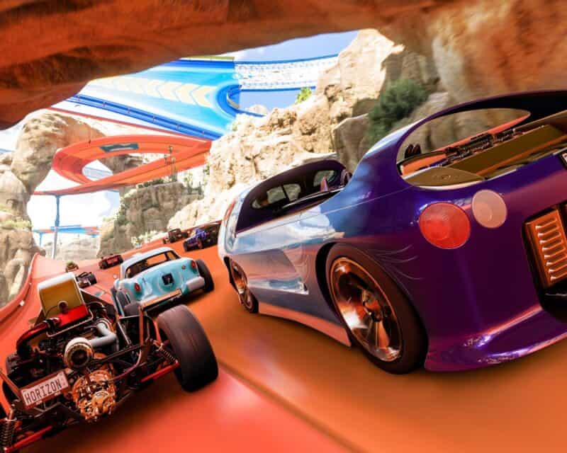 Forza Horizon 5 Hot Wheels zwiastun samochody rysoraki tor wyścigowy