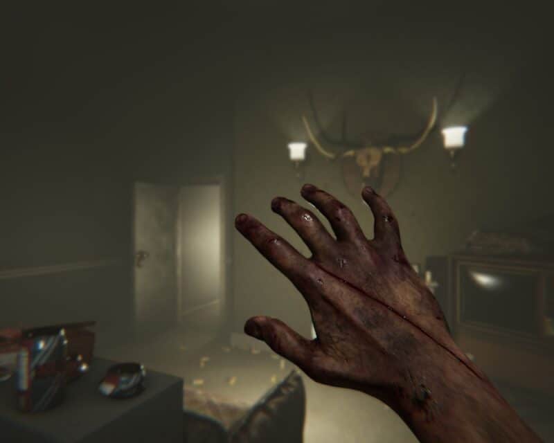 MADiSON zwiastun rozgrywki ręka Luca pokój