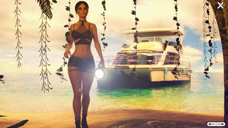 Jill w klimacie Tomb Raider Underworld.