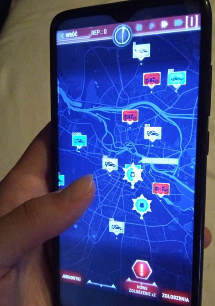 Granie na telefonie w Operator 911