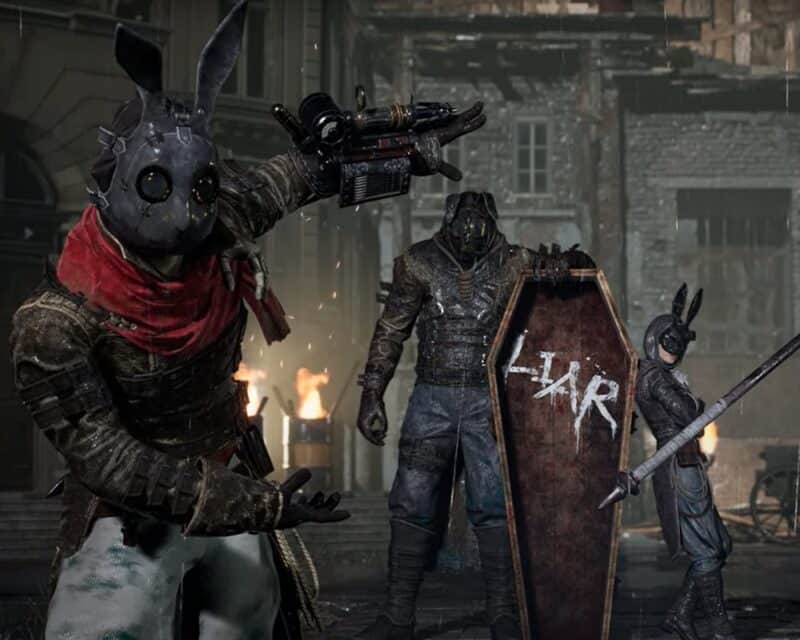 Przeciwnicy z Lies of P z trumną