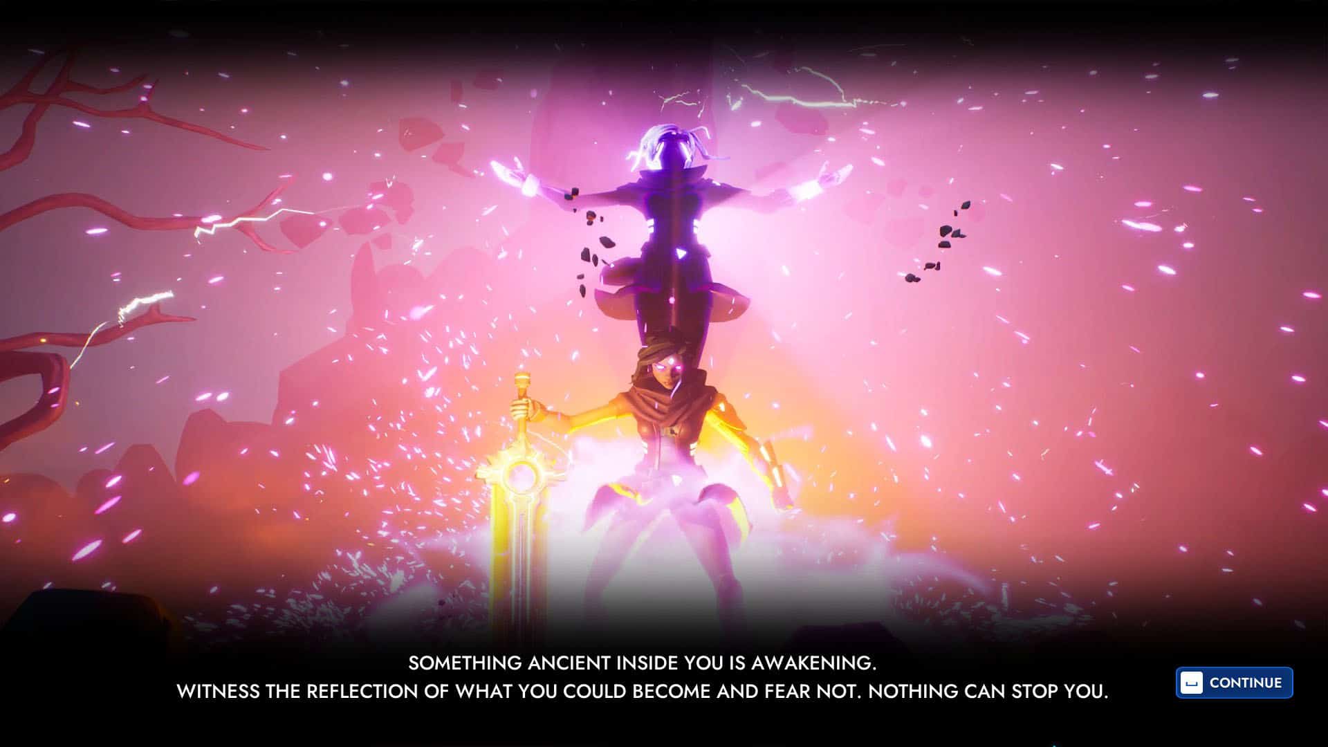 Screen pokazujący ogrom mocy Arvil