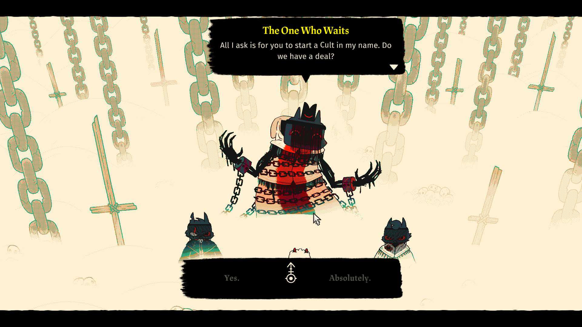 Bóstwo znane jako The One Who Waits pyta, czy poprowadzimy w jego imieniu kult