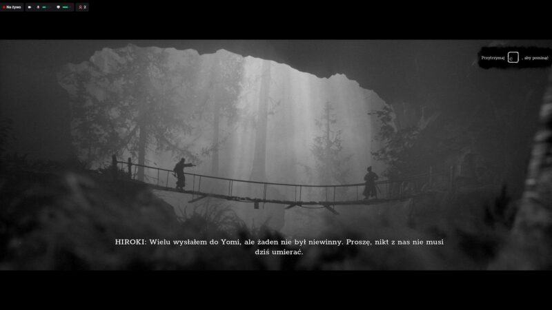Trek to Yomi recenzja walka na moście