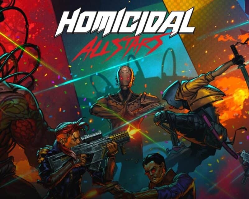 Grafika promująca Homicidal All-Stars