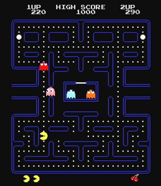 Screenshot z gry Pac-Man