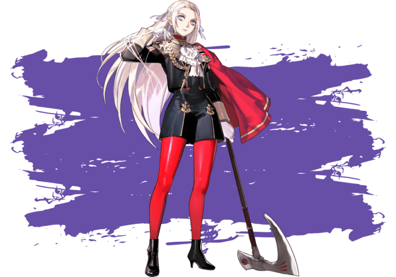 Na zdjęciu znajduje się Edgelrad, która dzierży topór.