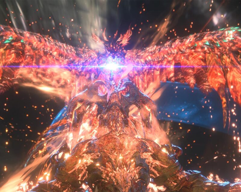 Ifryt i Fenisk z Final Fantasy 16