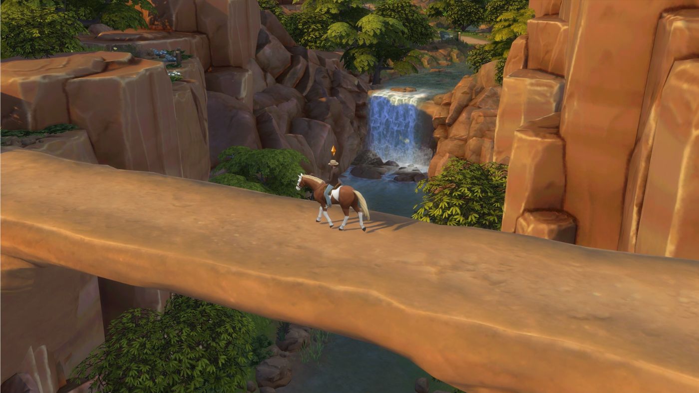 The Sims 4 Ranczo -przejażdżka konna po okolicy