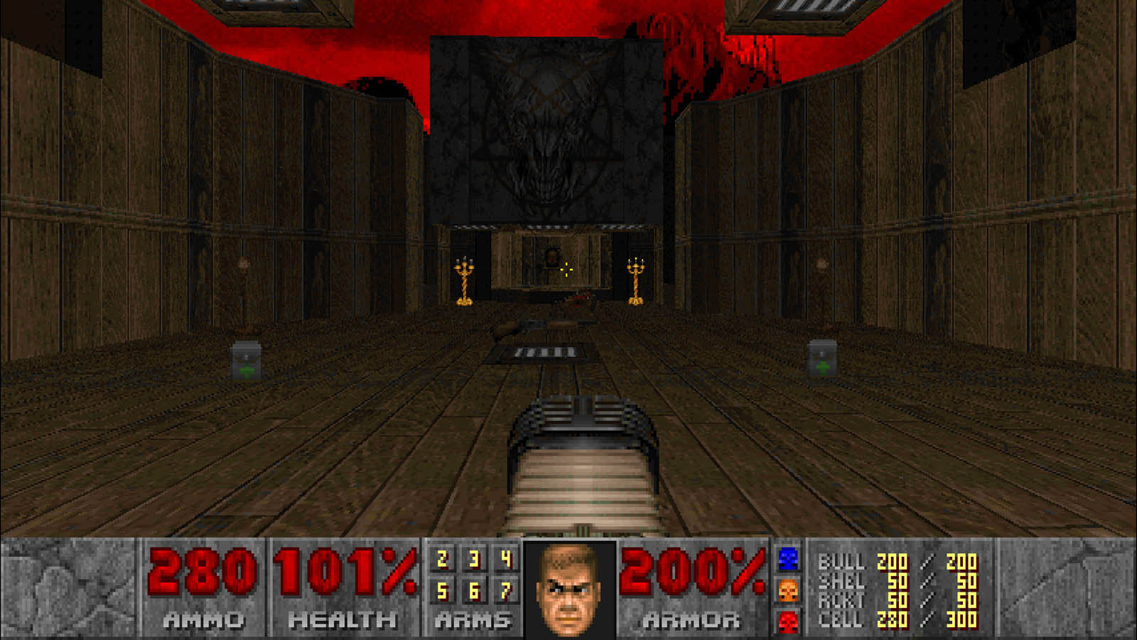 Satanistyczna ikonografia była jednym z wielu powodów do kontrowersji jakie budził Doom