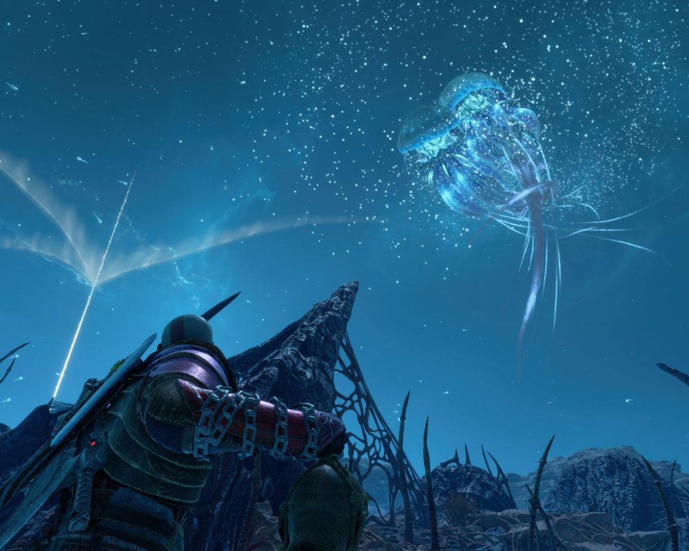 Atreus i Kratos , nocne niebo i uwolnione stworzenia