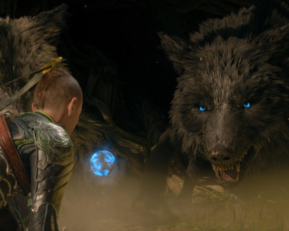 Główny bohater Atreus i wielki wilk