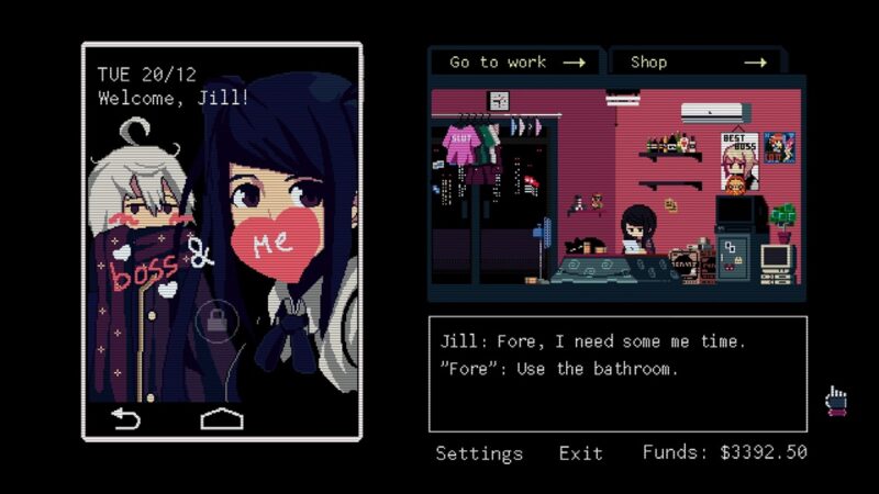 Pokój i telefon Jill