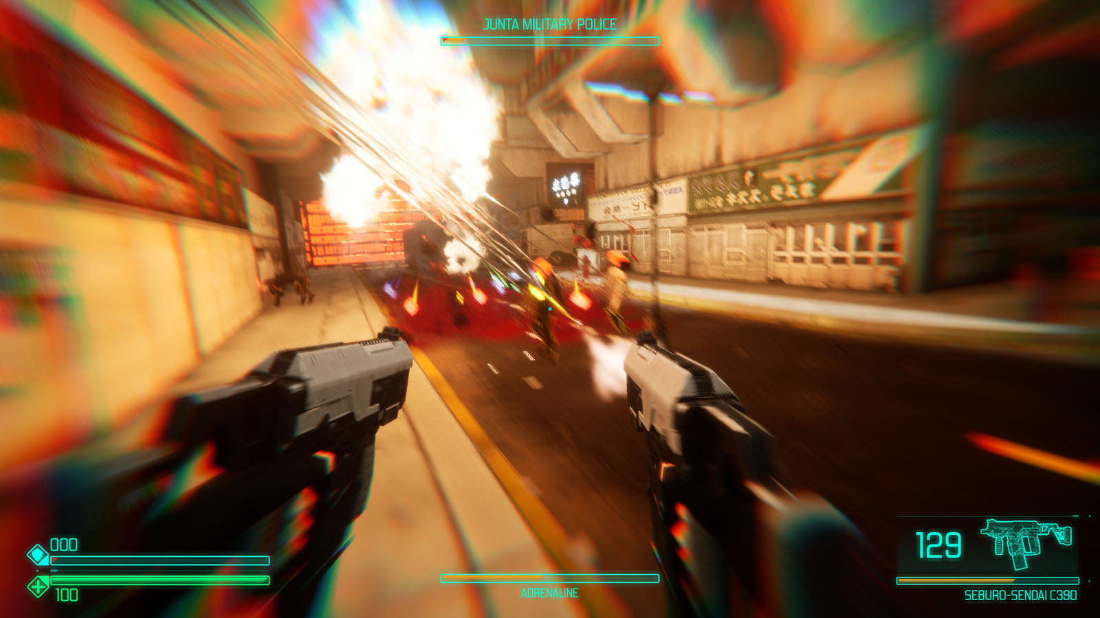 Akcja w SPRAWL bardzo szybko nabiera wybuchowego tempa