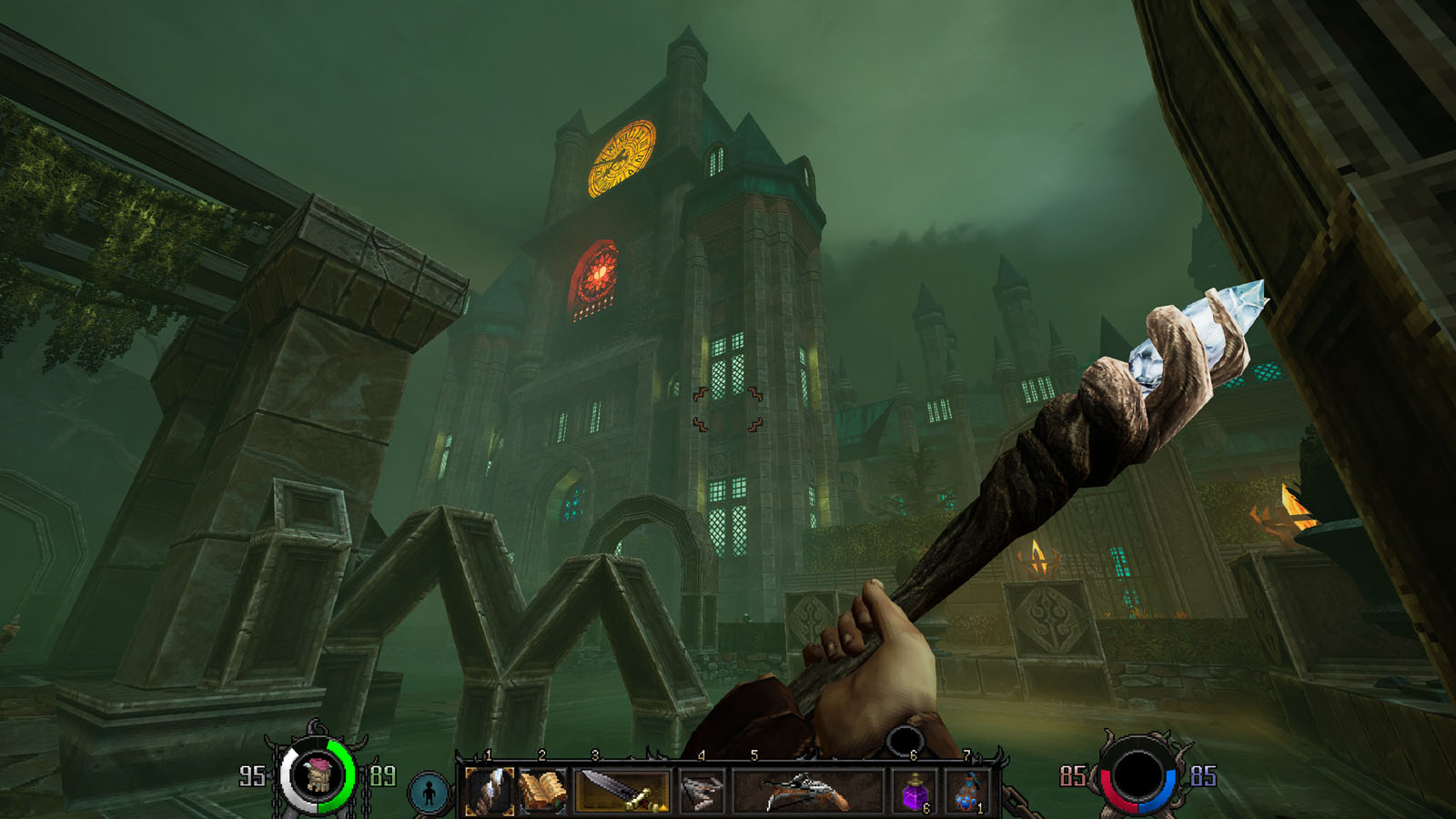 gmach opuszczonej biblioteki