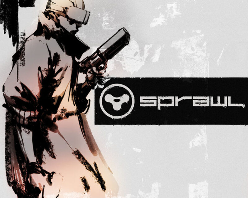 grafika promocyjna wyobrażająca główną bohaterkę gry SPRAWL