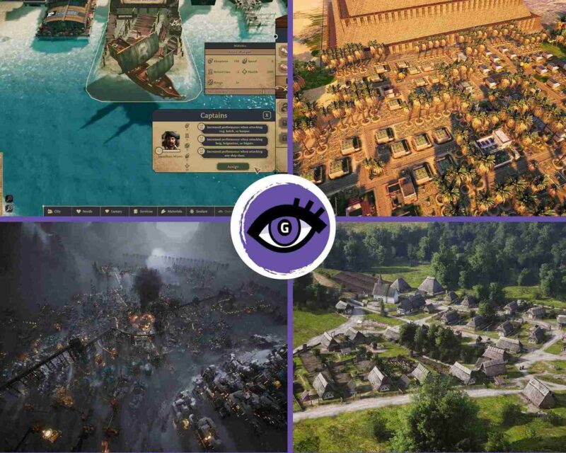 Na obrazku znajdują się screeny z czterech gier, które ukażą się w tym roku.