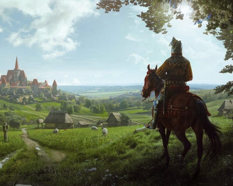 Grafika z gry Manor Lords