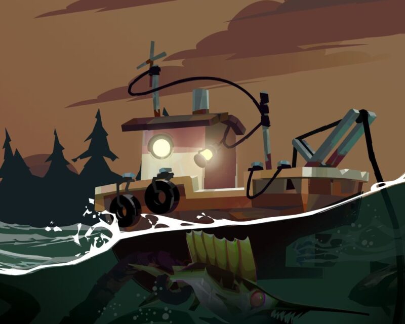 Grafika z gry Dredge