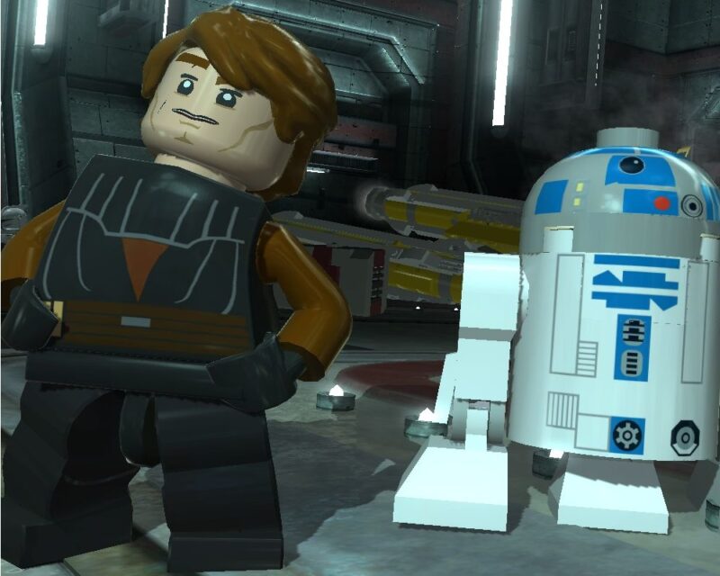 Kadr przedstawiający postać z gry LEGO Star Wars 3: The Clone Wars, jednej z darmowych gier oferowanych w maju 2024 przez Amazon Prime Gaming