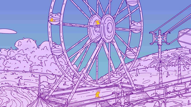 gra A Park Full of Cats, najciekawsze gry łamigłówkowe 2024 roku