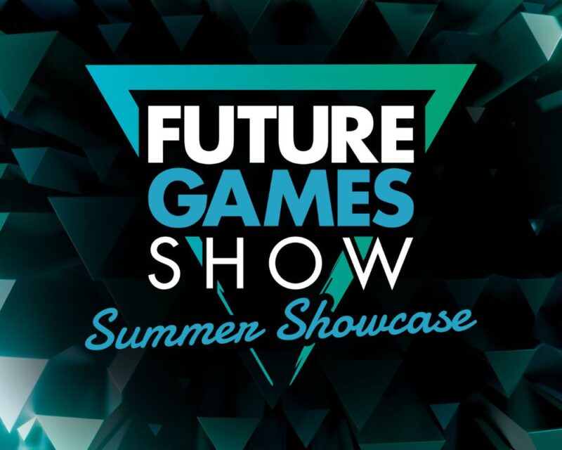 logo Future Games Show: Summer Showcase 2024 na czarnym tle
