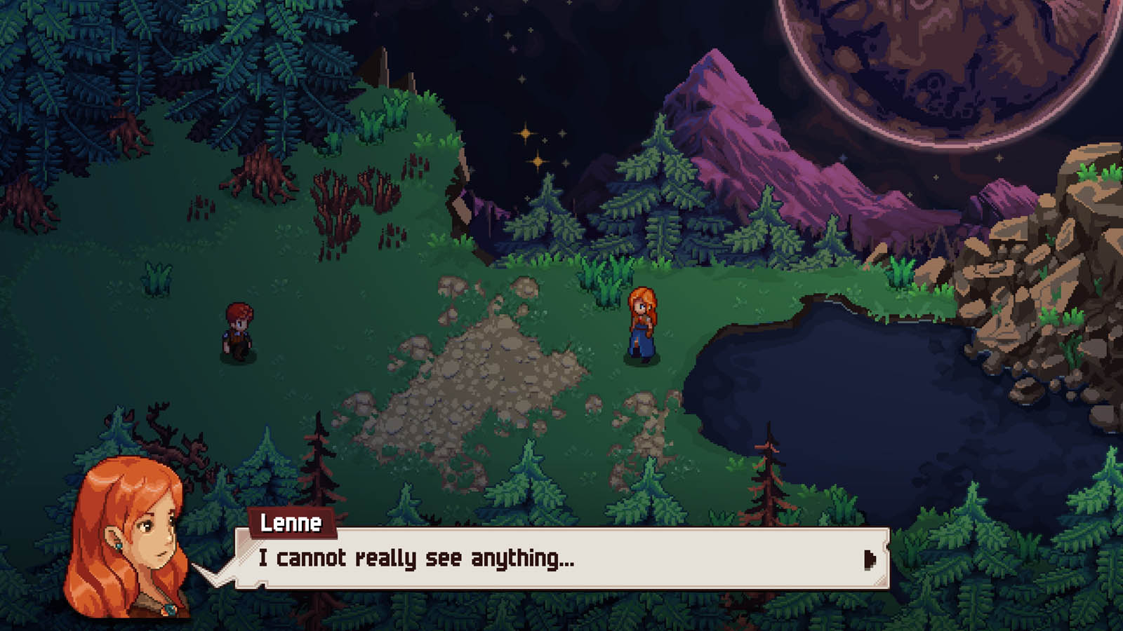 Pogawędka w księżycową noc, chained echoes recenzja