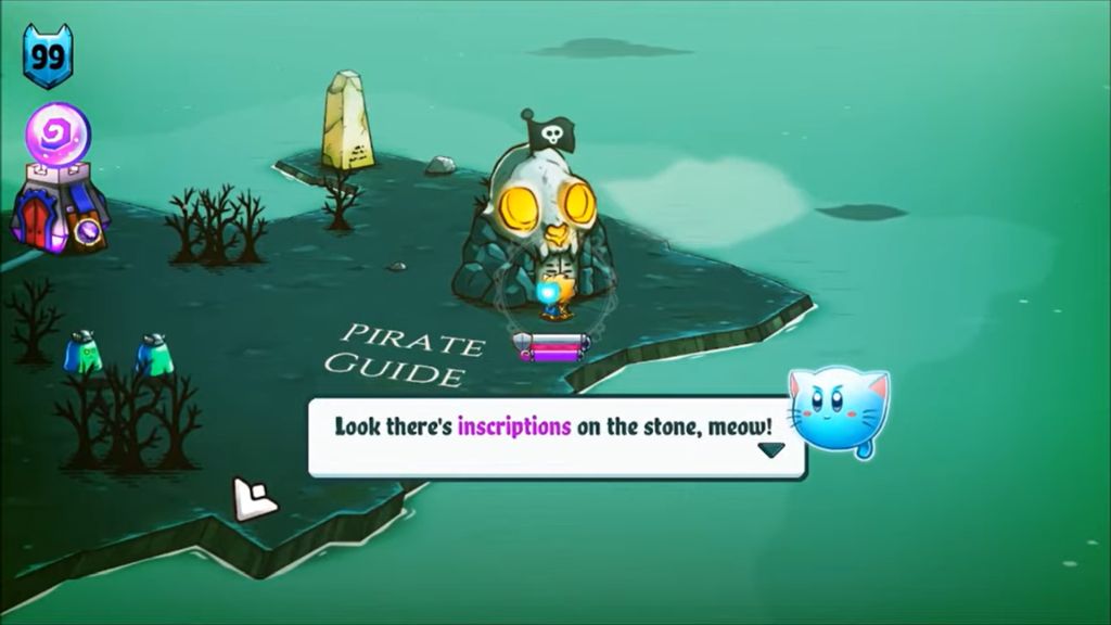 Jedna z wysp w grze Cat Quest