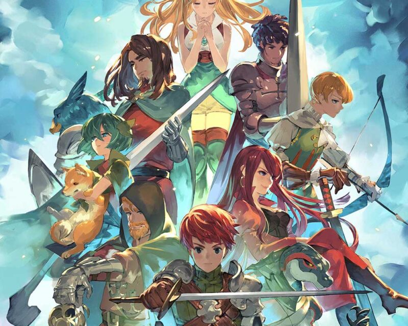 Grafika wyobraża bohaterów gry Chained Echoes