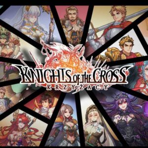 Różne postaci z gry w mozaice z obrazków. W środku napis z tytułem gry.