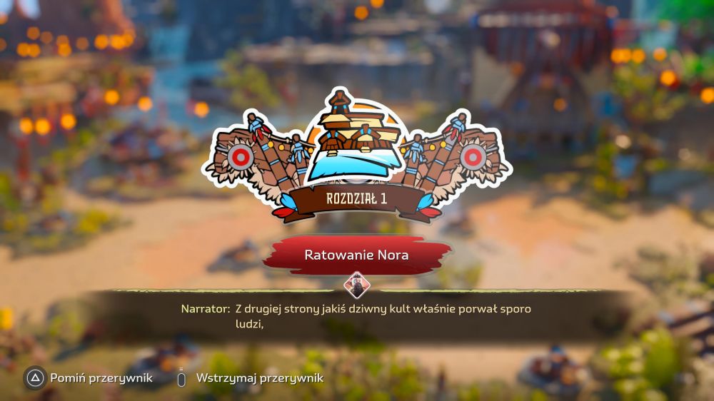 Screen z gry LEGO Horizon Adventures – rozdział 1.