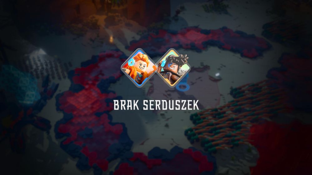 Brak serduszek – scena porażki z przygód Aloy w grze LEGO.