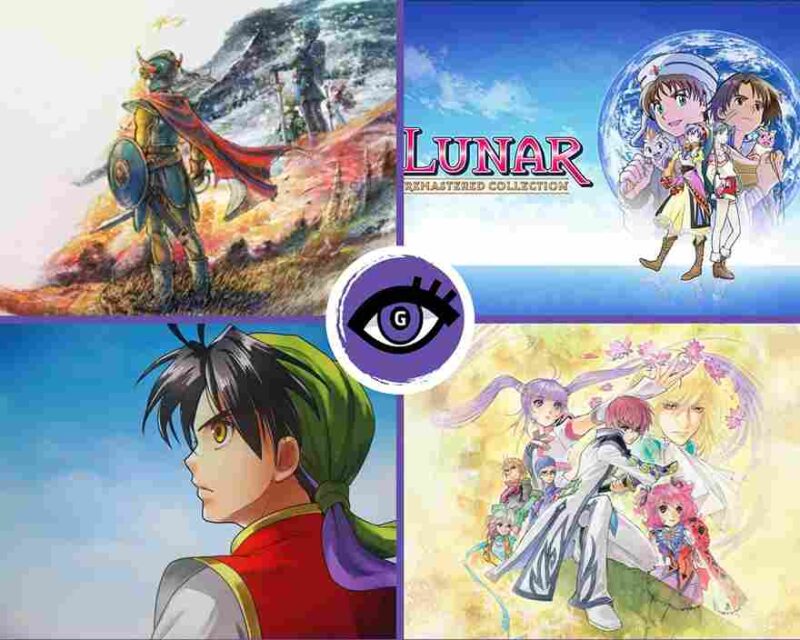 Cztery obrazki, które przedstawiają gry omówione w tekście