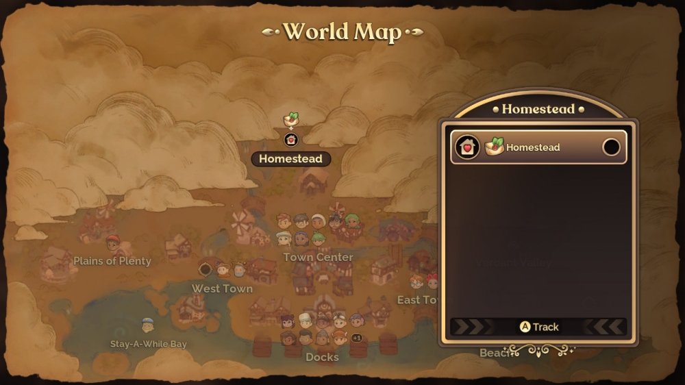 Mapa Azorii z zaznaczeniem miejsca, w którym znajduje się dom gracza.