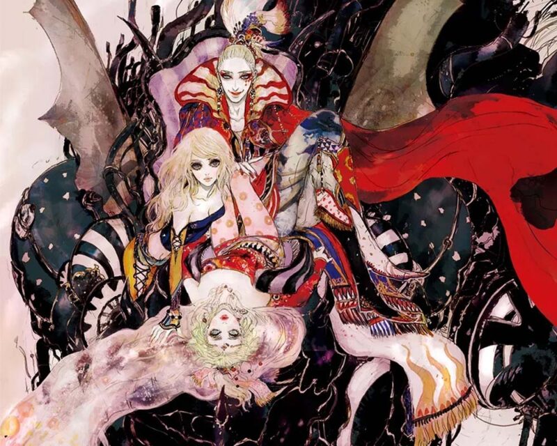 final fantasy vi recenzja - grafika przedstawia trzy postaci z gry: kefkę, celes i terrę