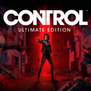 Okładka gry Control Ultimate Edition. Jesse walczy z przeciwnikami.
