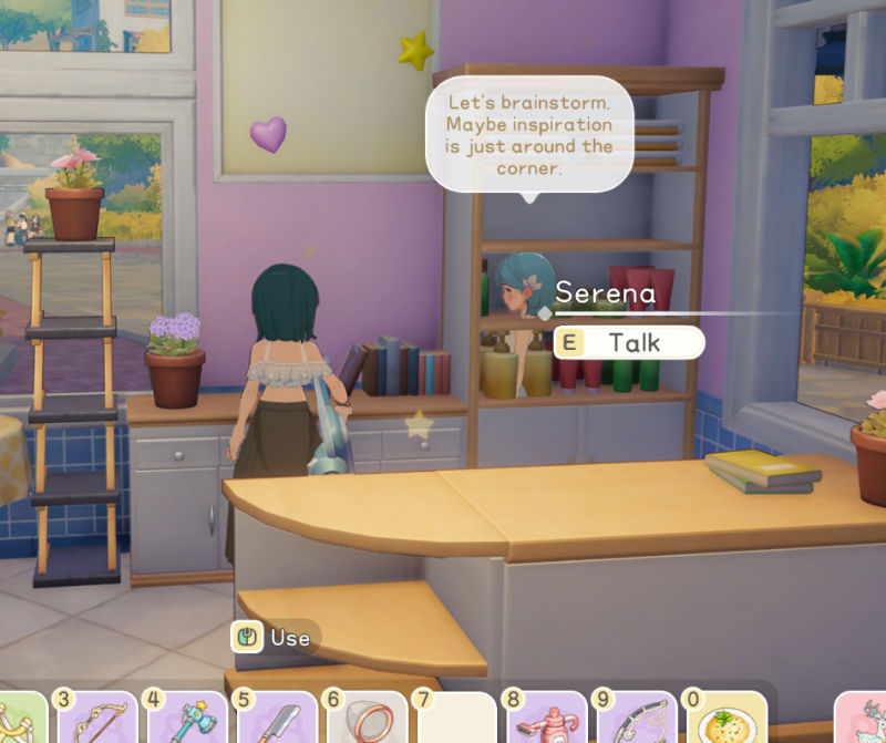 Błąd z gry Starsand Island. Postać podczas kwestii dialogowej utknęła w pobliskiej szafie.