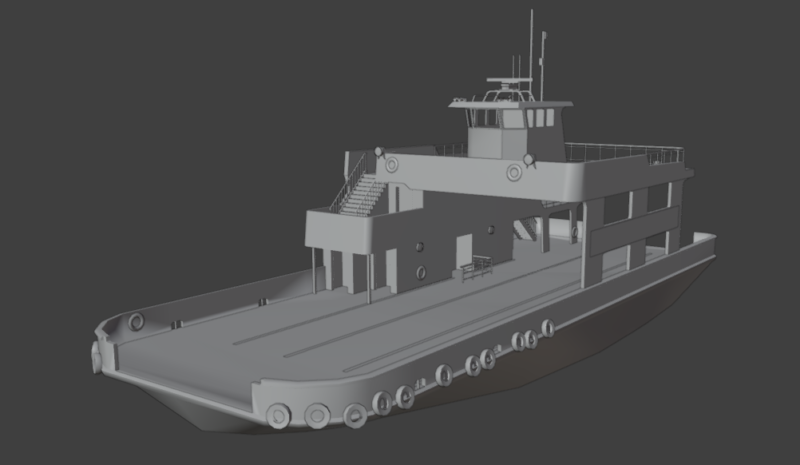 Model 3D promu z GTA 4, który finalnie nie pojawił się w grze